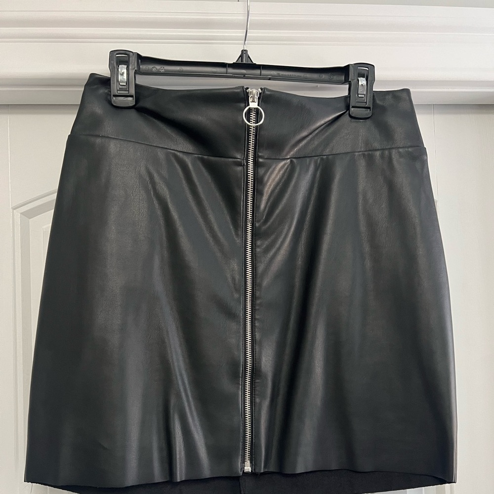 Leather skirt